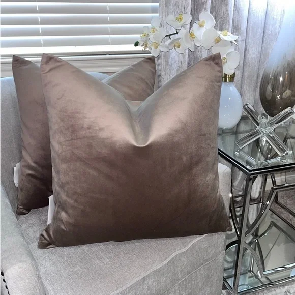 1-NWT TGH TESSITURA VELVET DECORATIVE PILLOWS (Read description for details)